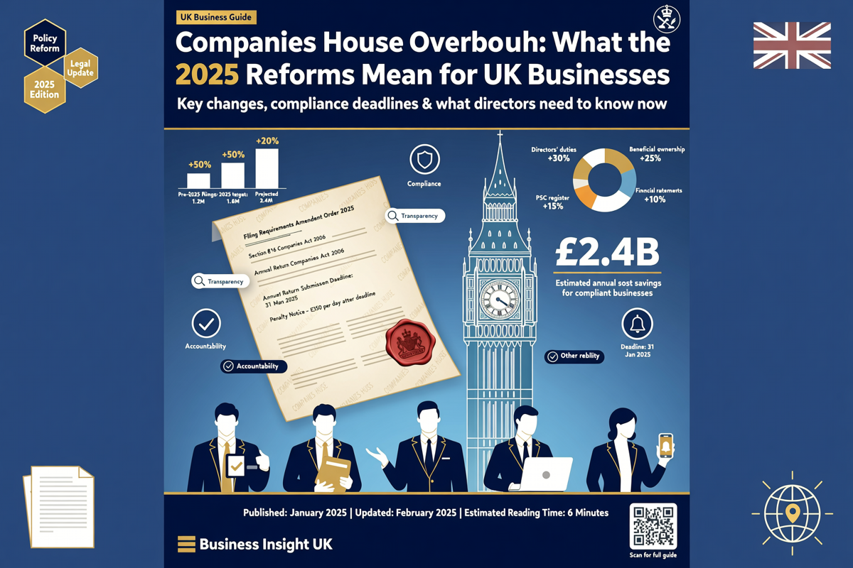 Companies House Overhaul: What the 2025 Reforms Mean for UK Businesses