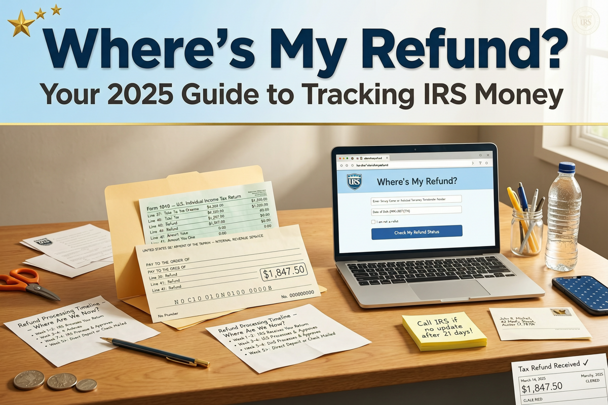 Where's My Refund? Your 2025 Guide to Tracking IRS Money