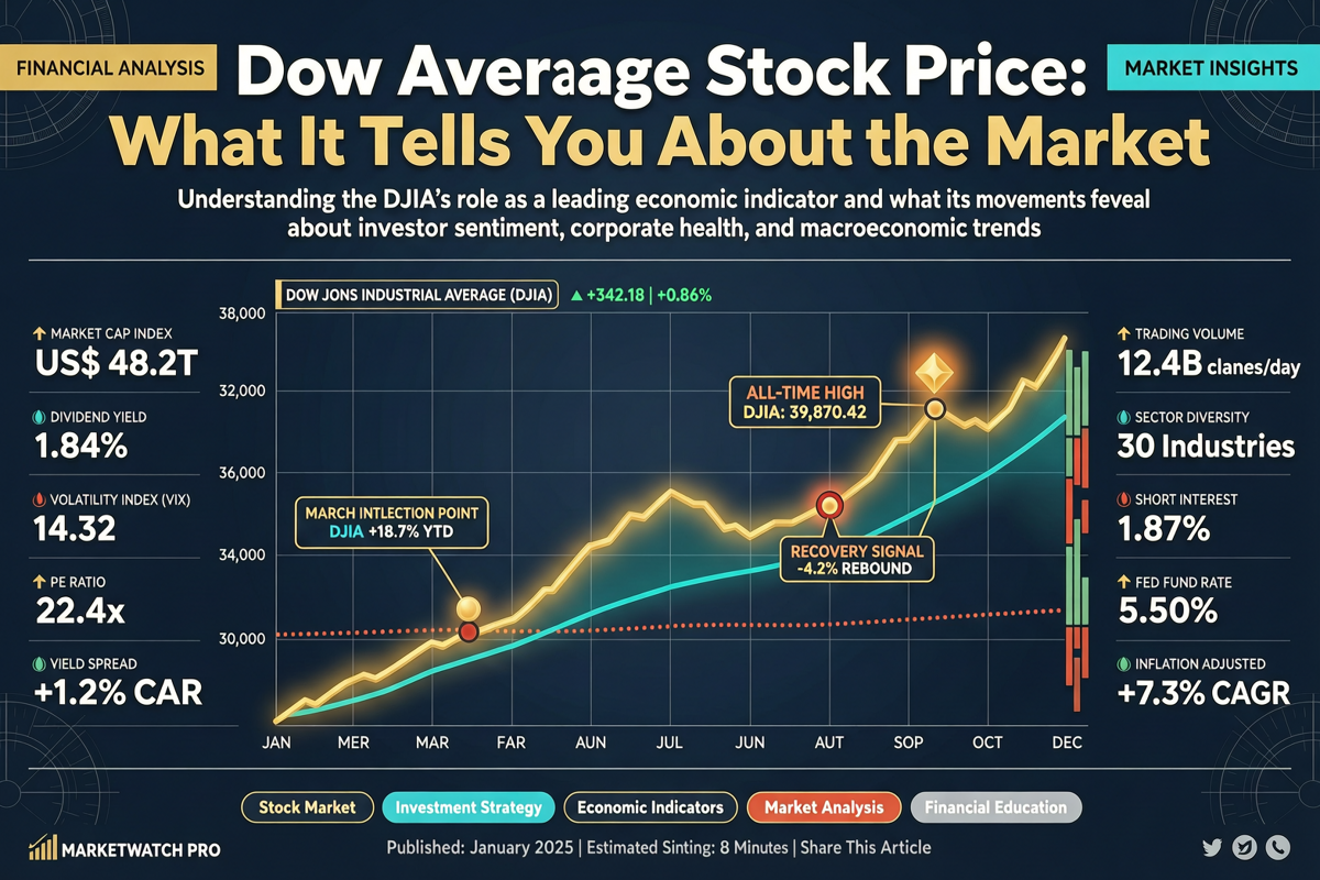 Dow Average Stock Price: What It Tells You About the Market
