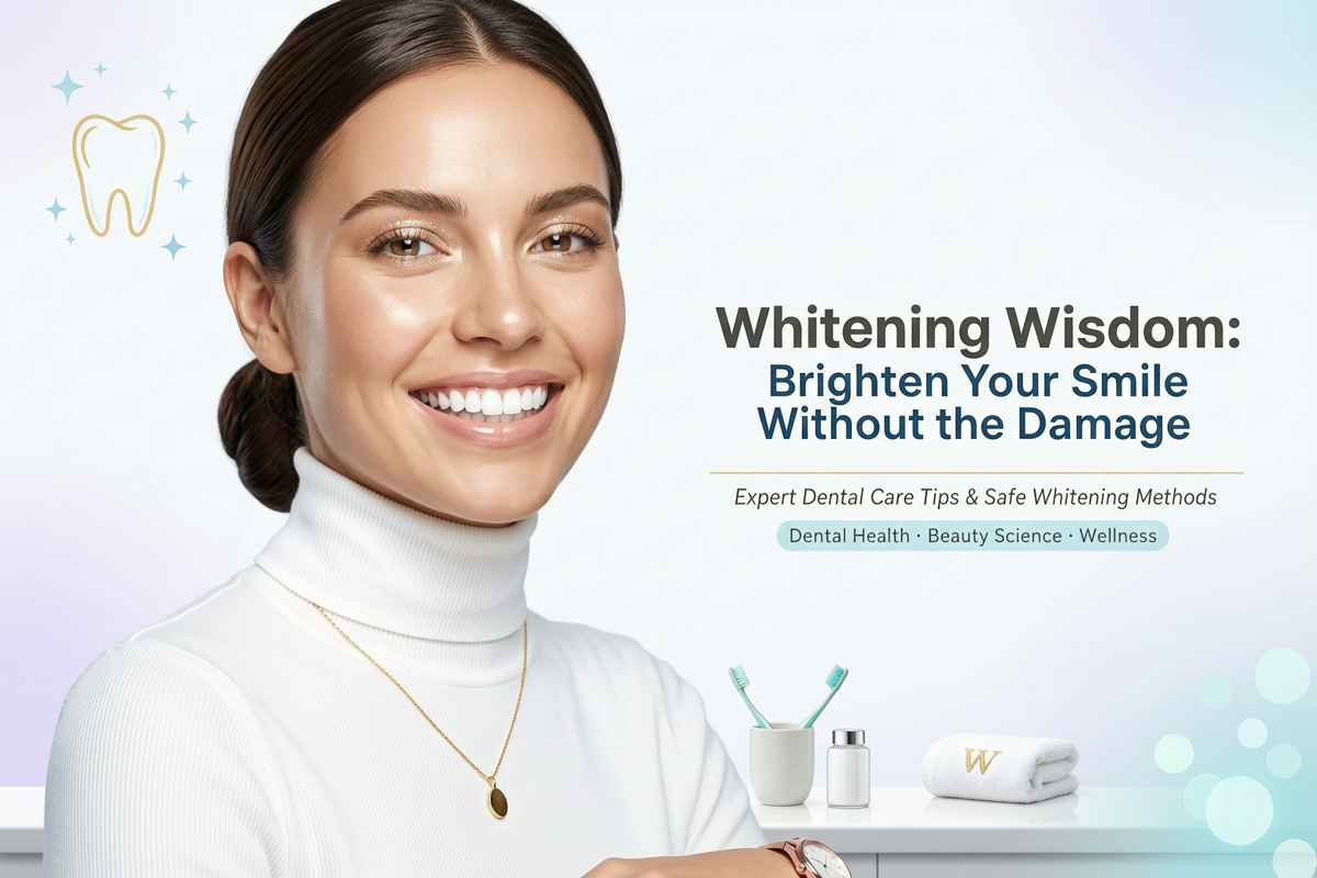 Whitening Wisdom: Brighten Your Smile Without the Damage
