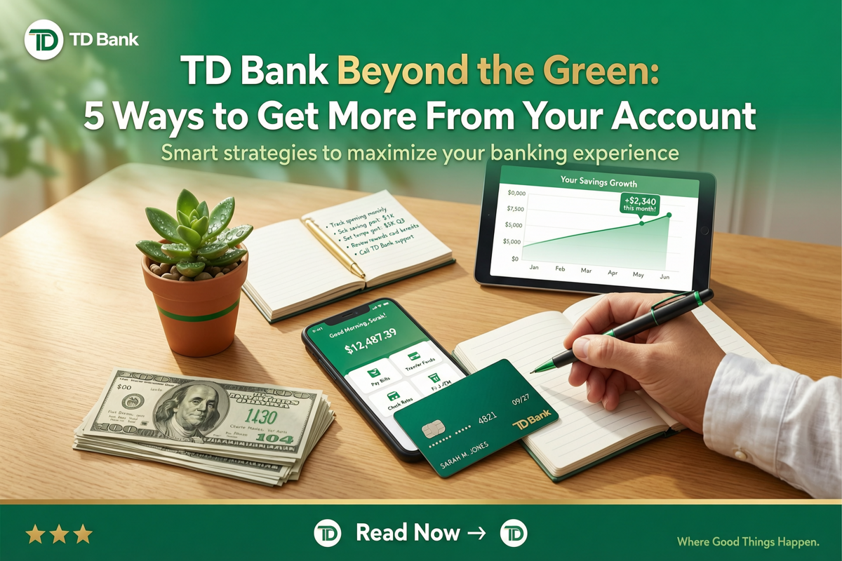 TD Bank Beyond the Green: 5 Ways to Get More From Your Account